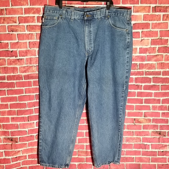 CARHARTT Men's Relaxed Fit Denim Jeans 46x30 - Picture 2 of 5